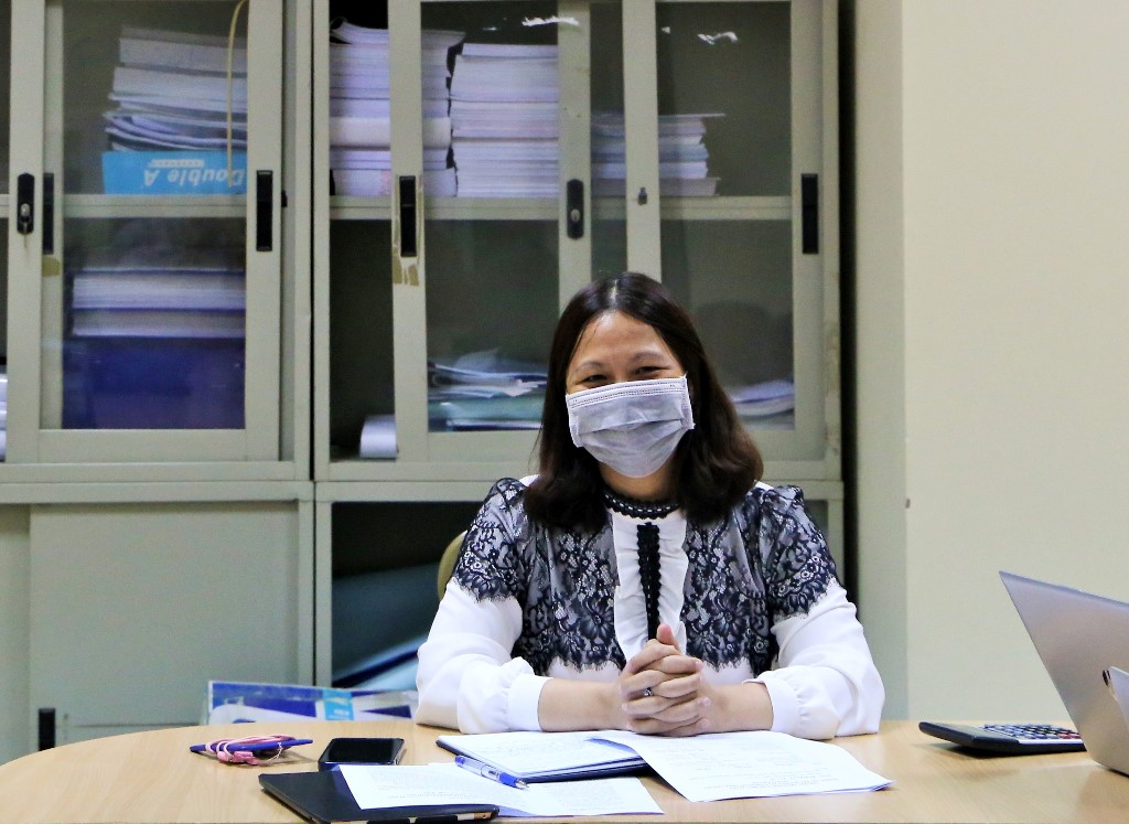 Vụ trưởng Vụ Kế hoạch – Tài chính Nguyễn Thị Bích Thủy phát biểu tại buổi nghiệm thu